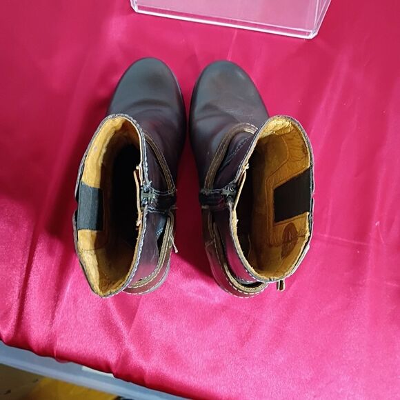 Pikolinos Women’s SZ 5 Euro 35 Round Toe Leather Ankle Boots Booties Brown - Picture 7 of 11